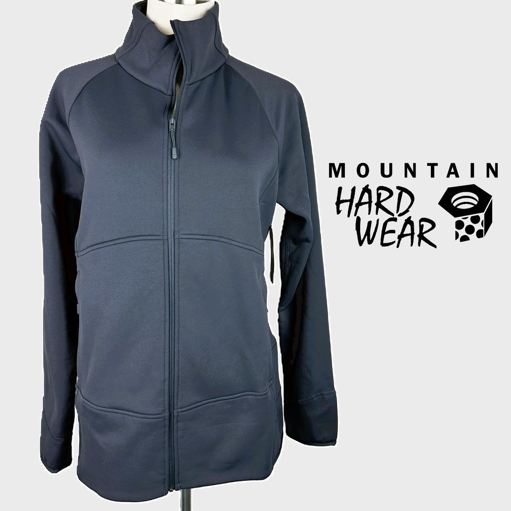 Mountain Hardwear Frostzone Full Zip Jacket Black OL8125 Womens Large NWT